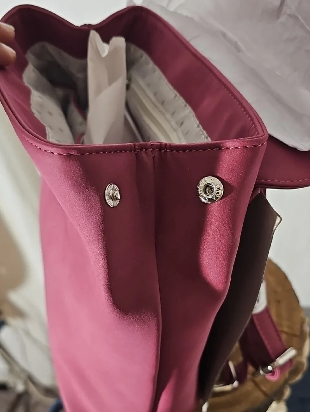 Vanessa Williams Maroon Backpack Tote